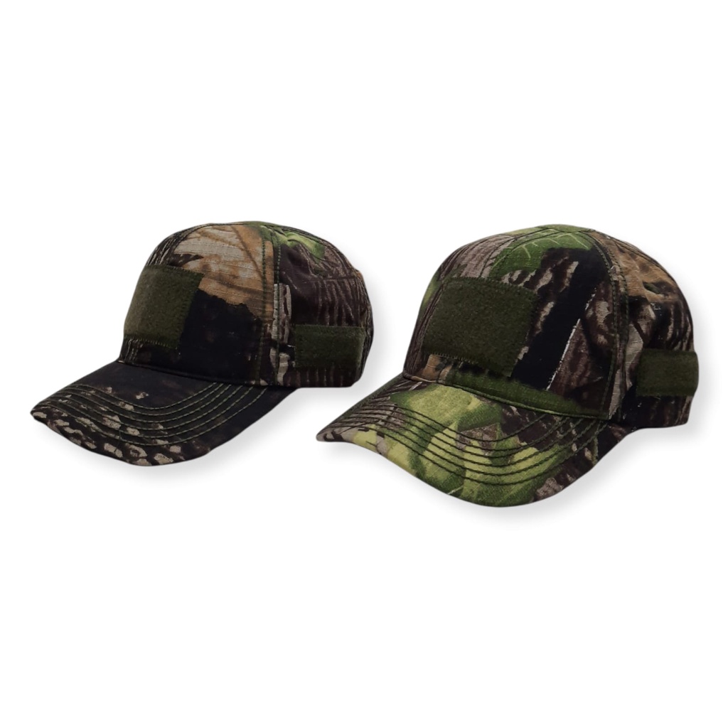 Topi Tactical Perekat Loreng Camo/Perbakin