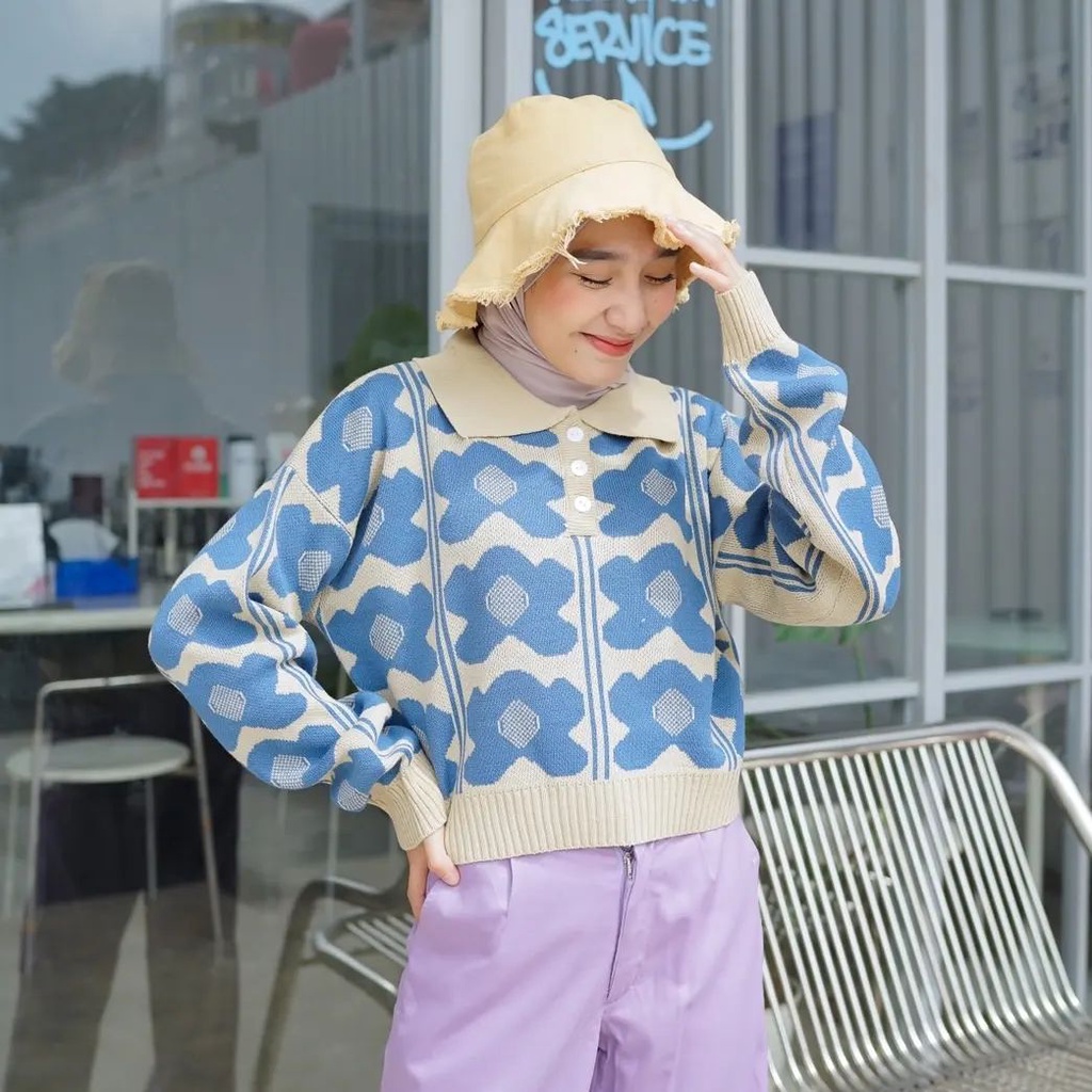 Amelya Daisy Blouse - Atasan Blouse Wanita Terbaru PREMIUM