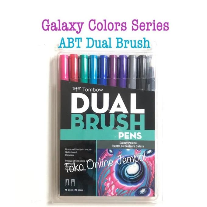 

(BISA COD) Set Galaxy Palette Tombow ABT Dual Brush Marker Spidol 56188 ATK0856TW BERMUTU Kode 267