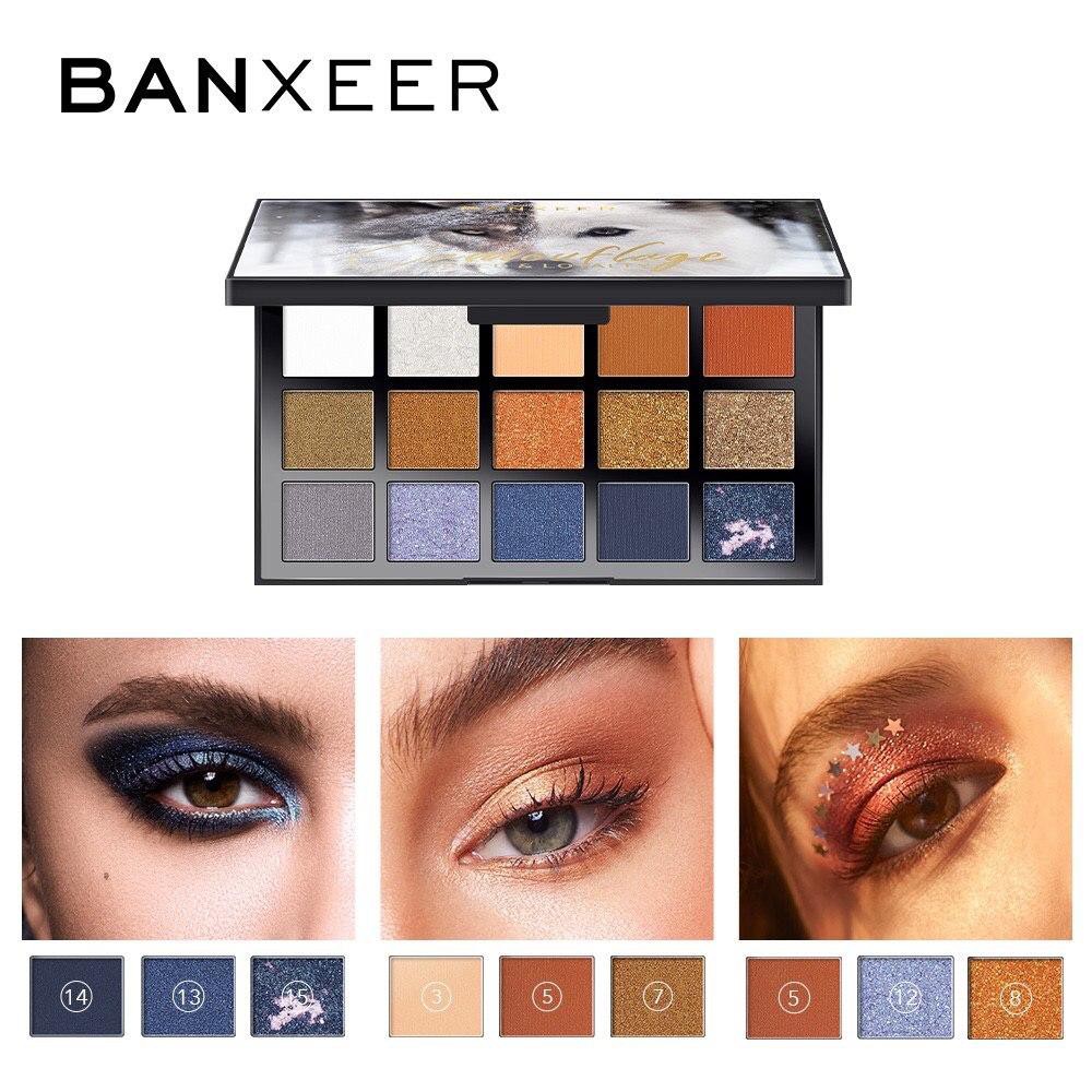 Banxeer BX18 Glamour Eyeshadow Glitter Berkilau 15 Warna