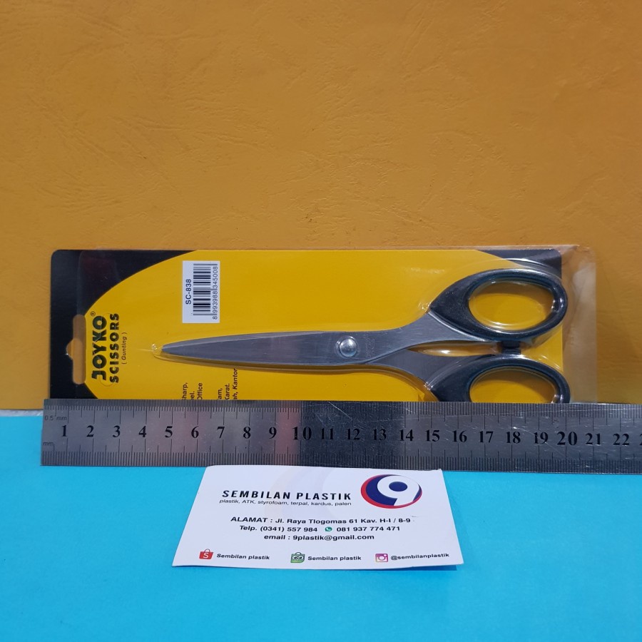 

Gunting Joyko SC 838 tanggung, panjang 16 cm