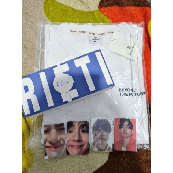 (ready stock) OFFICIAL take all pc tae zoom // pc taehyung zoom // rieti blue sunglasses // kacamata