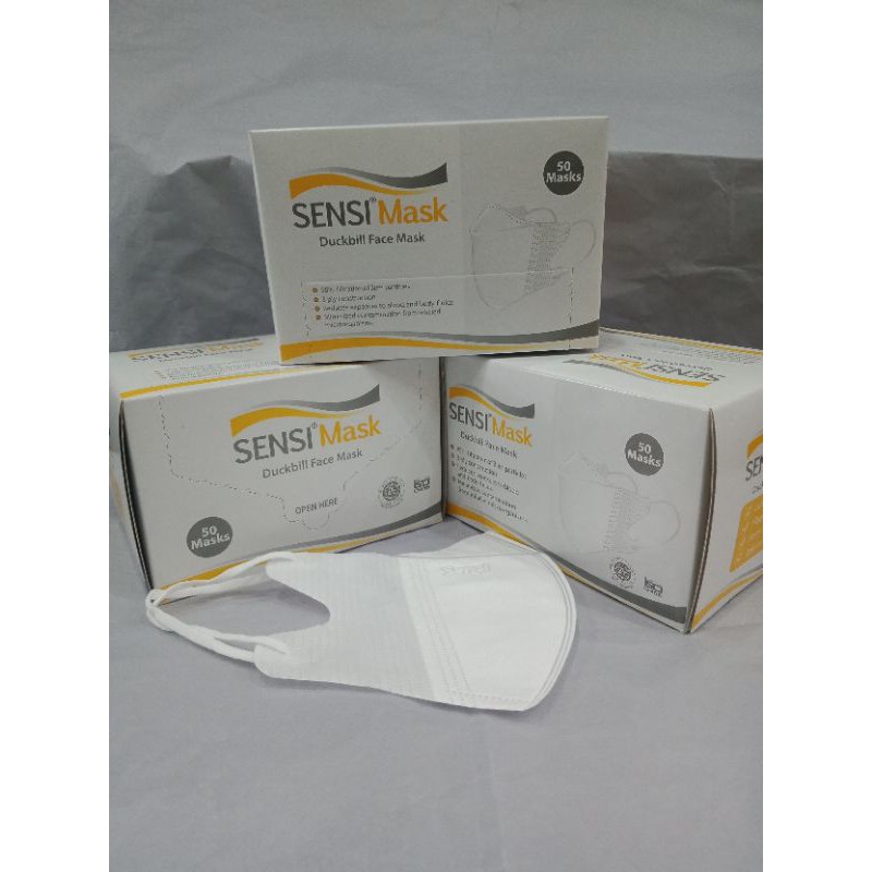 Masker Sensi Duckbill isi 50 pcs / Masker Duckbill