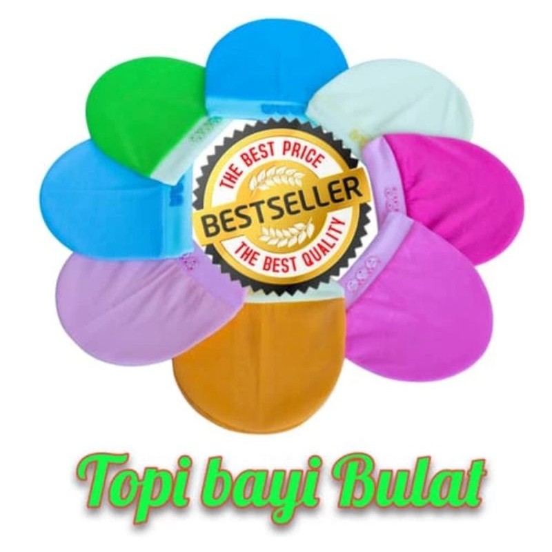 Topi Bulat Bayi Newborn Murah