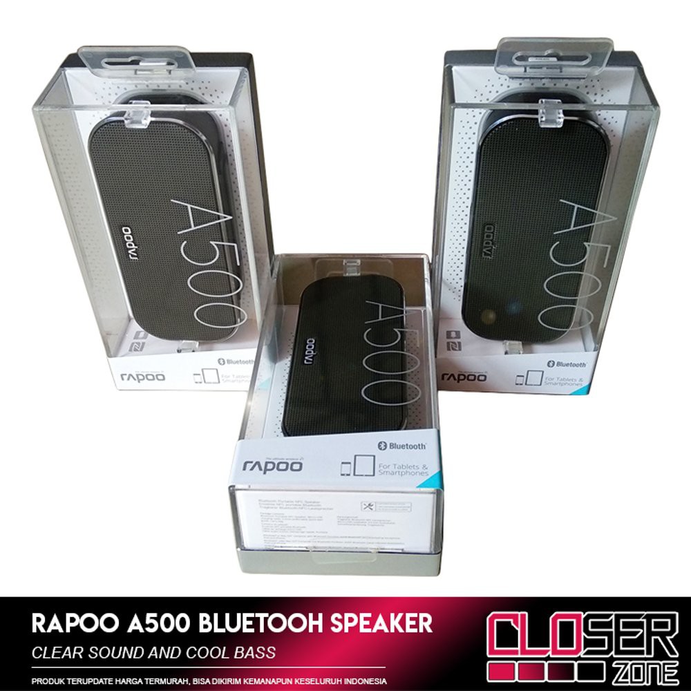 Rapoo A500 Bluetooth NFC Portable Speaker Original Murah