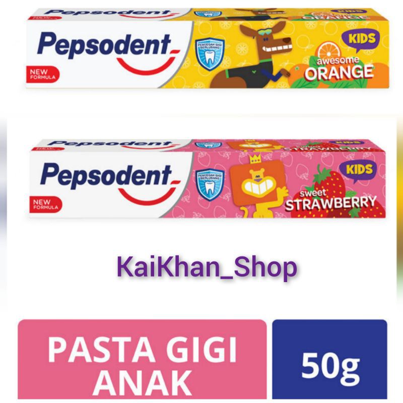 Pepsodent Pasta Gigi Anak Rasa  - 50gr