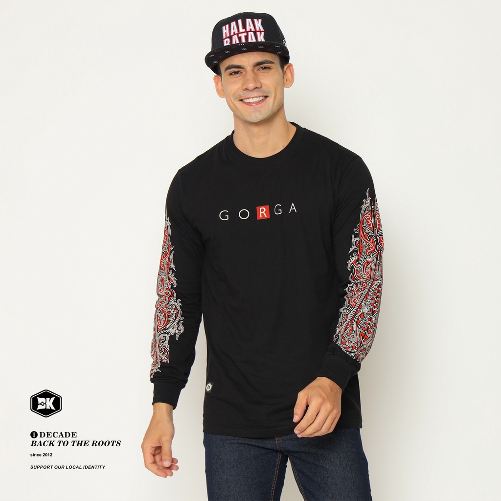 BK ETHNIC | Kaos T-Shirt Etnis Suku Batak |Kaos Basic Batak | GORGA