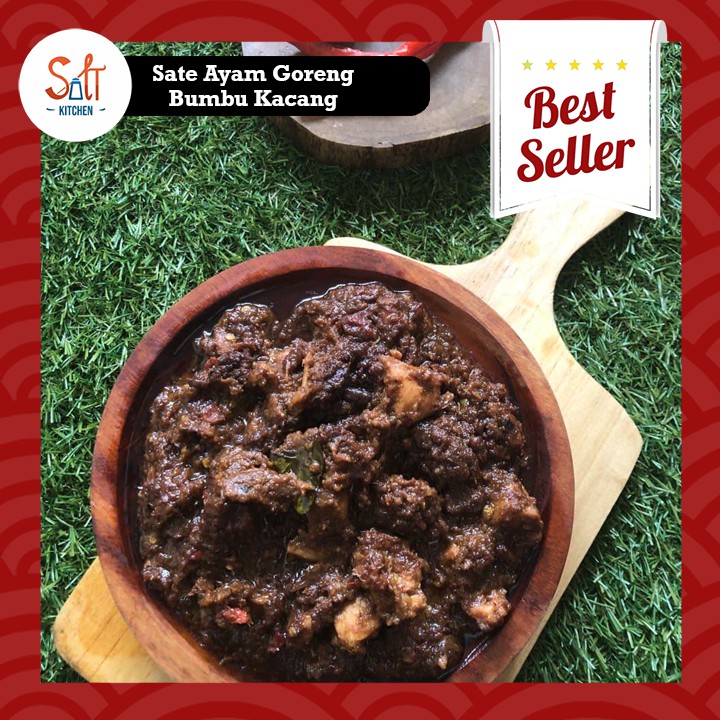 

[Best Seller] Sate Ayam Goreng Bumbu Kacang