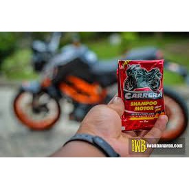 24PCS SHAMPOO MOTOR CARRERA Sampo Motor Mobil Ampuh Untuk Membersihkan Noda