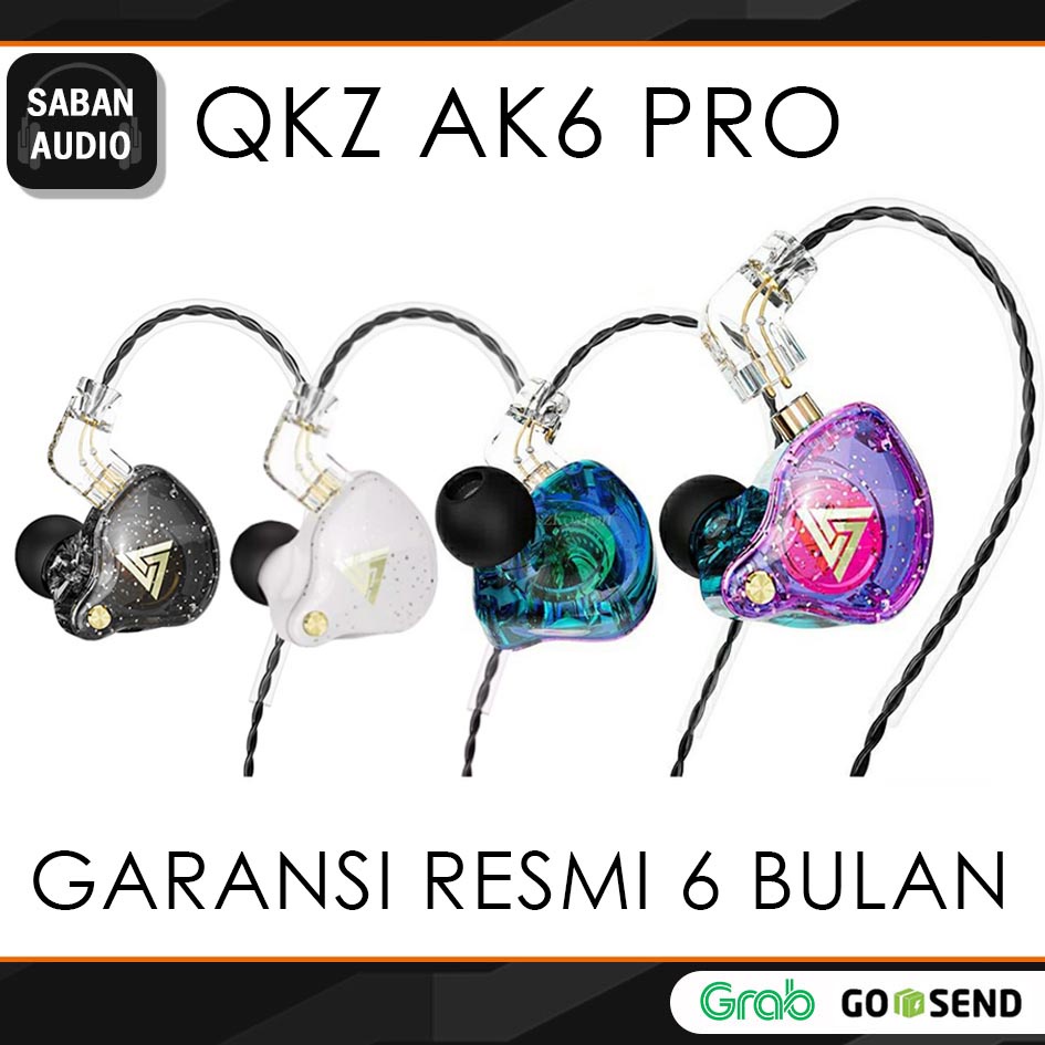 QKZ AK6 PRO Earphone with Mic Detachable alt KZ EDX Pro TRN MT1