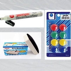 

Paket White Board Magnetic 60X90 + Spidol Wb + Penghapus Wb + Magnet