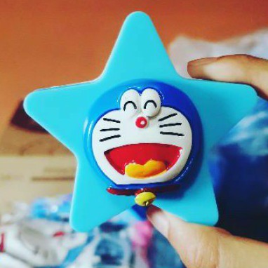 Lampu tidur kamar doraemon led colok