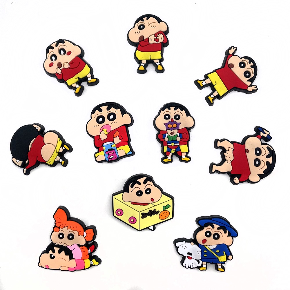 Crayon Shin-chan croc Untuk Dekorasi Sepatu / Gelang / Hadiah / Pesta