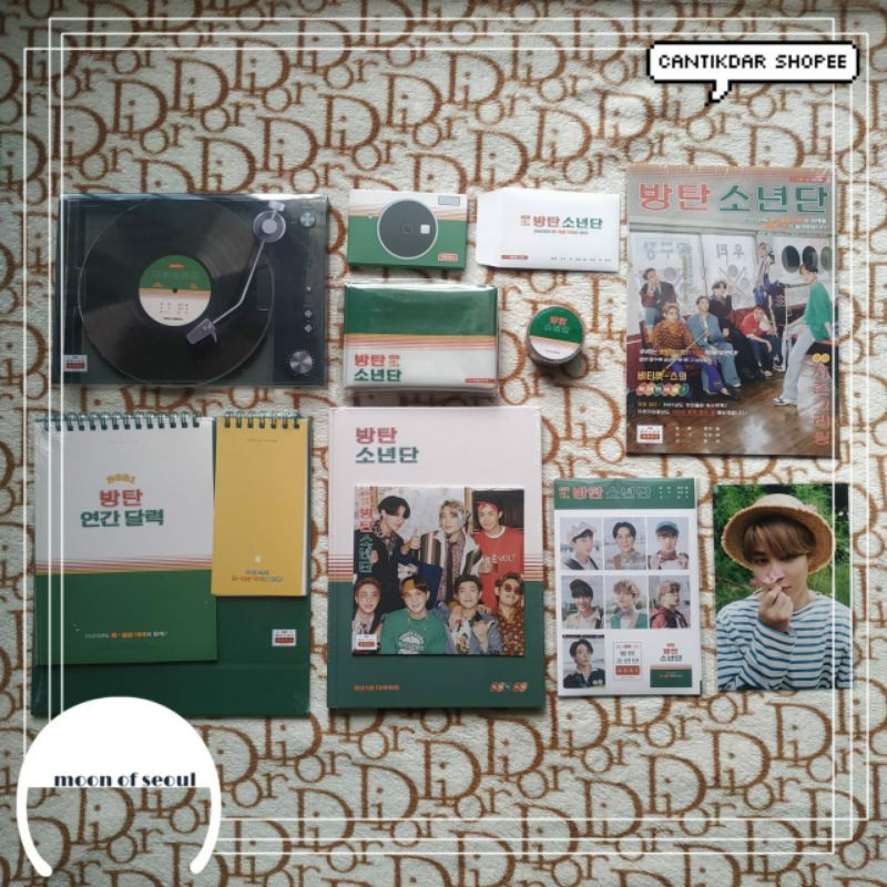 [READY] BTS 2021 Season's Greetings Mini Poster ID Photo Polaroid DIY Kit DVD SG