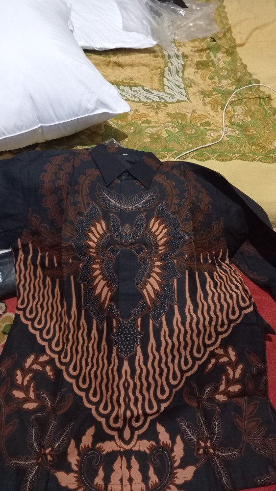 Aswatama Kemeja Batik Pria Lengan Panjang Full Furing Bahan Katun Sragenan By Kanaya