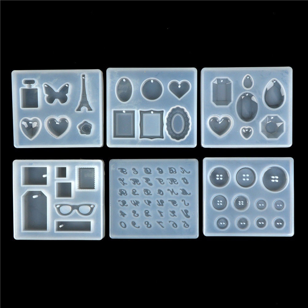 New DIY Silicone Mould Craft Molds For Resin Necklace Jewelry Pendant Making