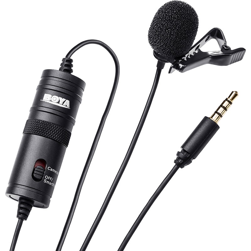 Microphone Mic Clip On Boya BY-M1 Lavalier