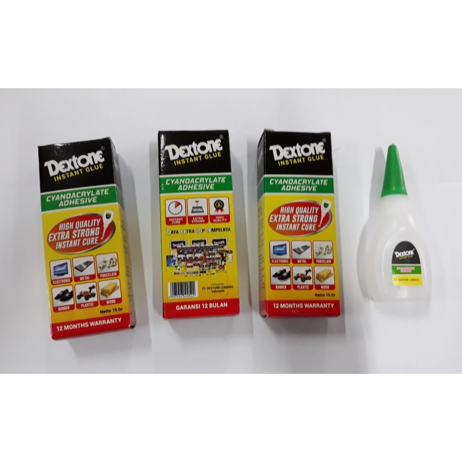 

Lem Tetes Cair Dextone Cyanoacrylate Power Glue Serbaguna
