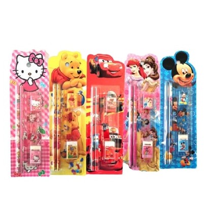 

(Terlaris) SET ALAT TULIS PENSIL SET 5 IN 1 (WJ888) KARAKTER