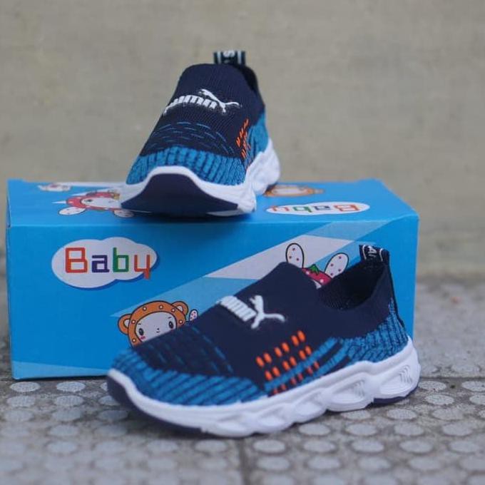 Sepatu Puma Slip On Fashion Anak Anak//Sepatu Anak Perempuan Dan Laki