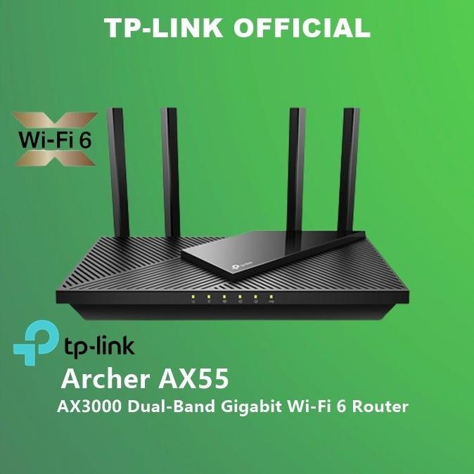 Tp-Link Archer Ax55 Ax3000 Dual Band Wi-Fi 6 Router Tplink Ax 55 Rehobotstore02