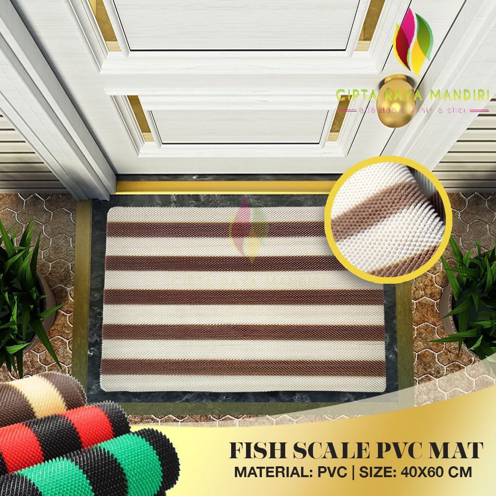 Keset Kaki Fish Scale Anti Slip Keset Sisik Ikan 40x60cm