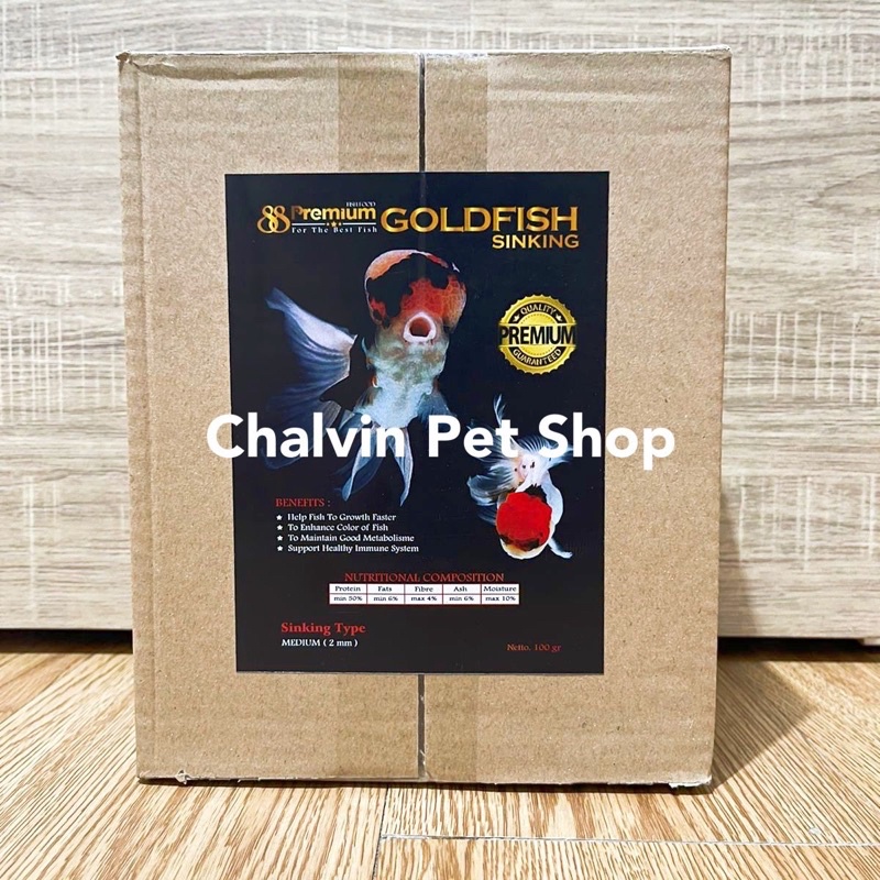 Pelet Ikan Premium 88 SINKING GOLDFISH 10PCS / DUS