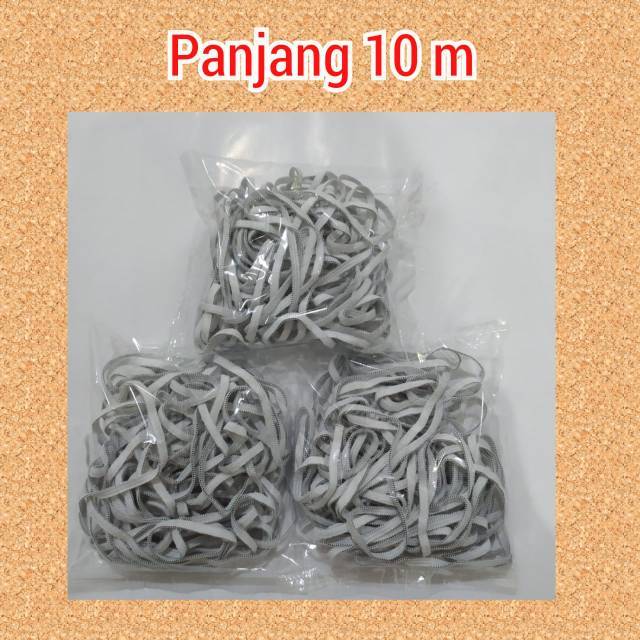 Karet Elastik Gepeng 4 mm Karet Masker Elastic