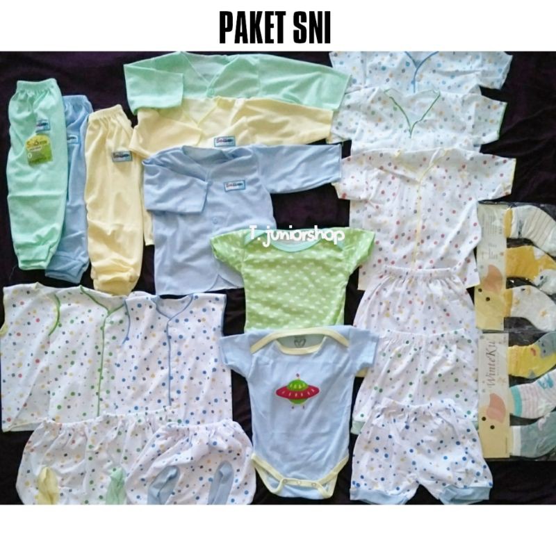 PAKET BAJU BAYI NEWBORN  paket baju bayi SNI Perlengkapan bayi baru lahir