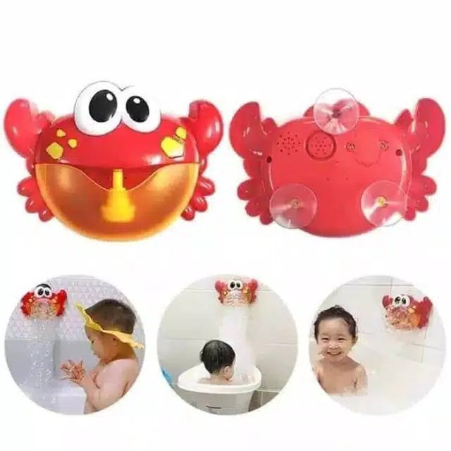 Mainan Bubble Mandi Bayi Bubble Crab Mainan Mandi Bayi Aktivitas Bayi