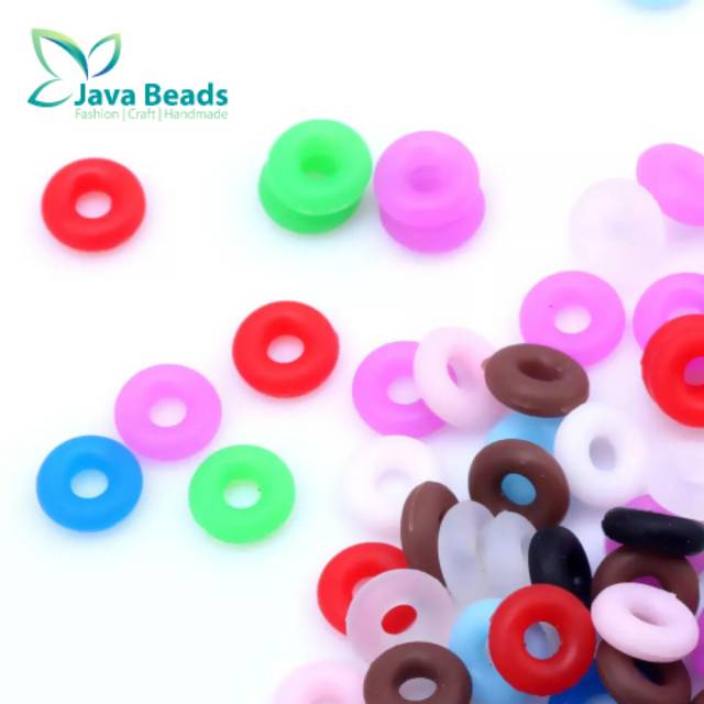 Karet Pembatas Rubber Stopper Bahan Gelang Emas Hongkong