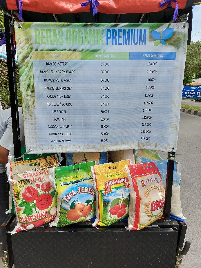 Karung Beras Laminasi 5kg Merek Bunga