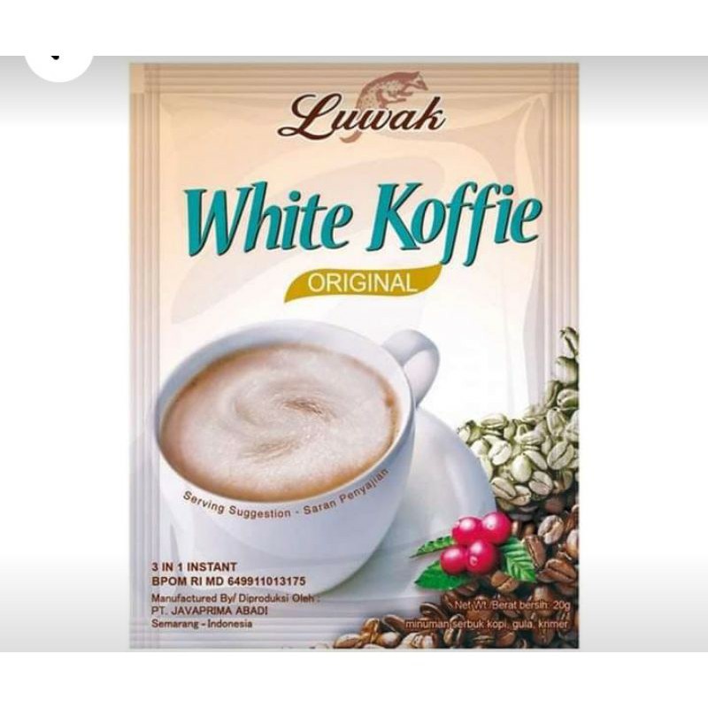 Kopi Luwak White Koffie Original 10x20gr (Renceng)