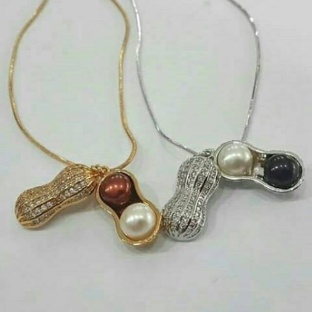 Kalung mutiara lombok btk kacang