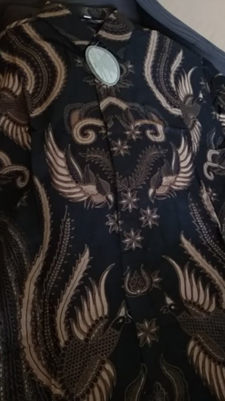 Baju Batik Pria Slimfit Big Size M L Xl Xxl Atasan Kemeja Batik Lengan Panjang Original Atasan Pria