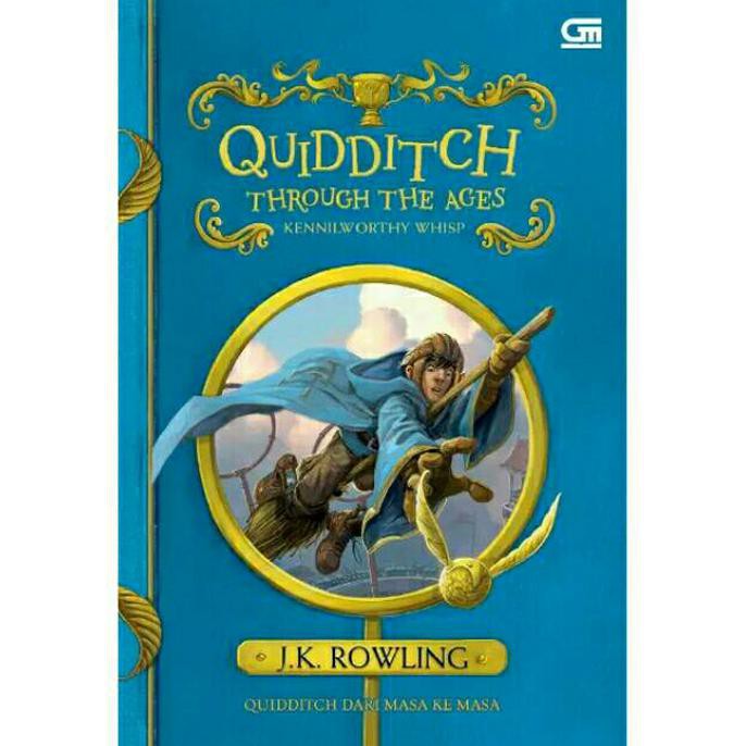 Pengiriman Cepat dan tepat novel fantasi remaja,,> Buku QuidditchThrough The Ages JK Rowling (