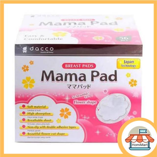 homimart I Mamapad Breastpad isi 56 pcs Dacco / Mama Pad Breast Pad