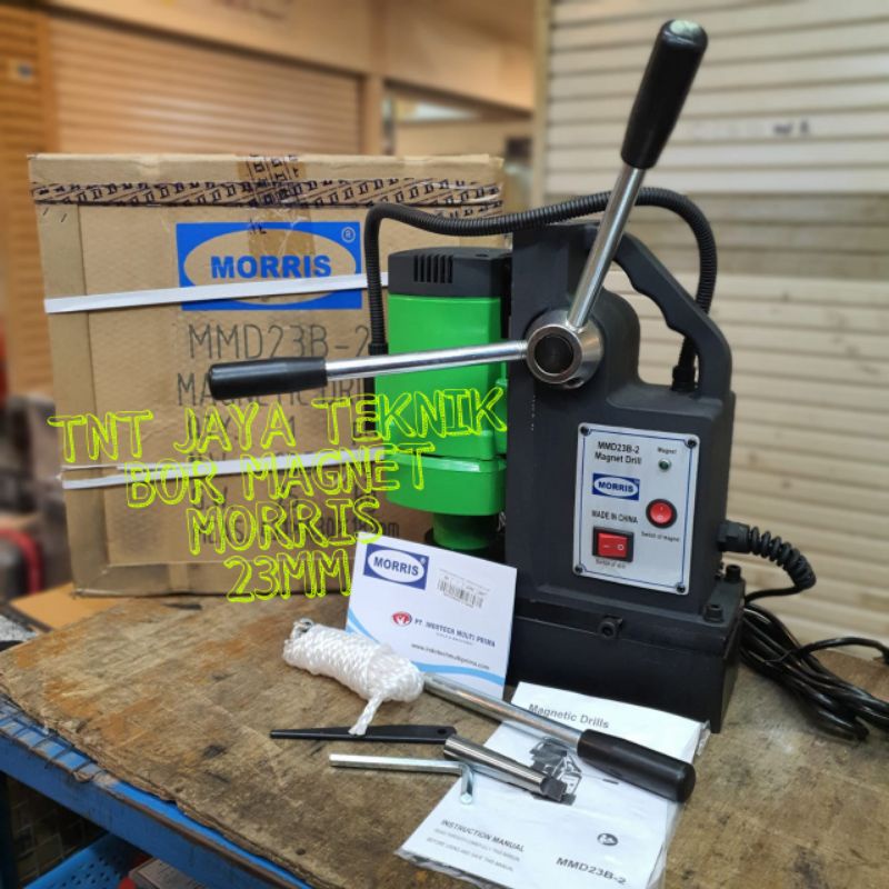 MESIN BOR MAGNET 23MM MORRIS MMD23B-2 /BOR MAGNET MORRIS 23 MM