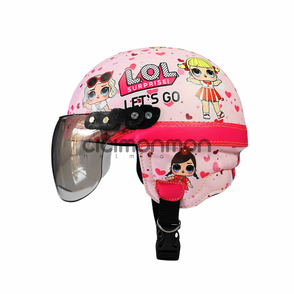 SPECIAL Helm Anak Cewek Retro LOL Surprise
