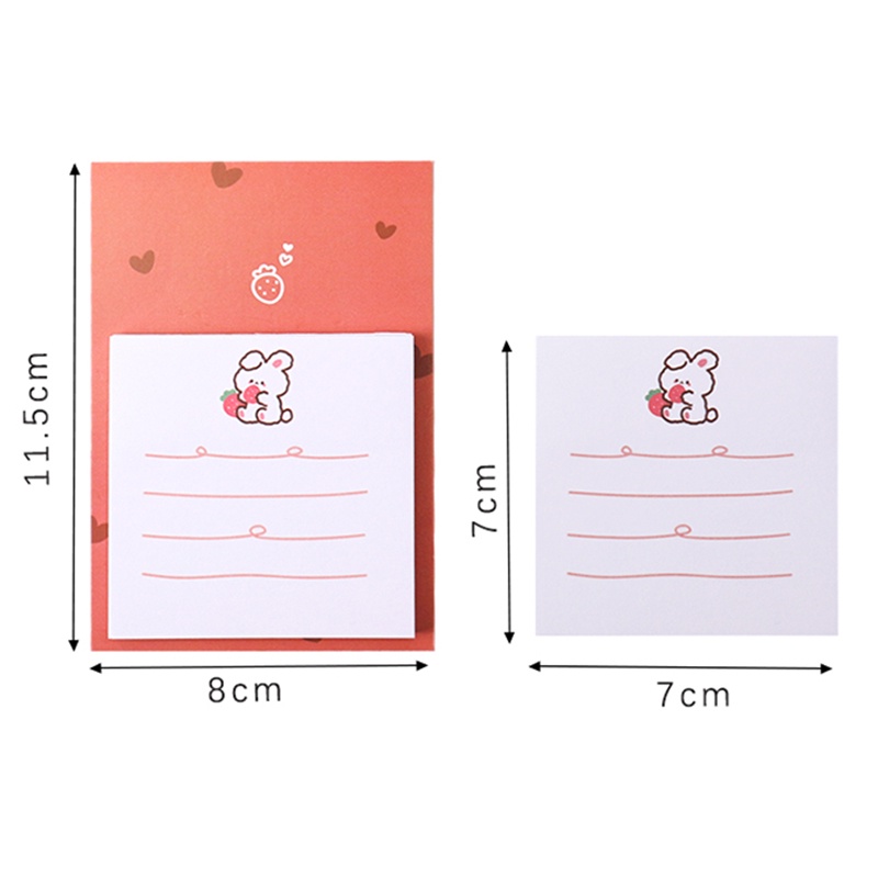 Korean Cartoon Sticky Notes Student Guestbook Memo Pad