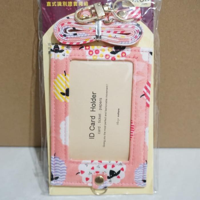 

Id card holder pink