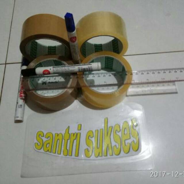 

Lakban murah 90 yard bening coklat