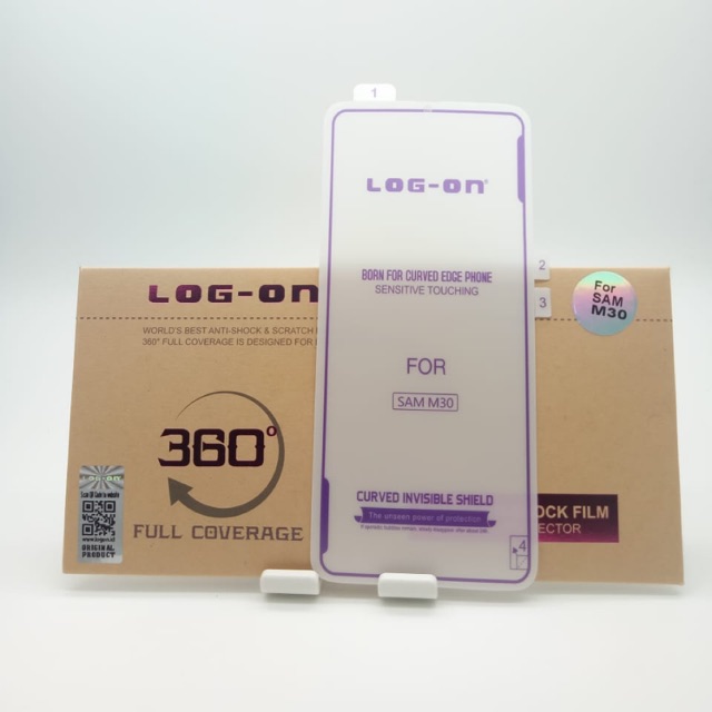 ANTISHOCK LOG ON SAMSUNG M30 SCREEN PROTECTOR - ANTI GORES JELLY