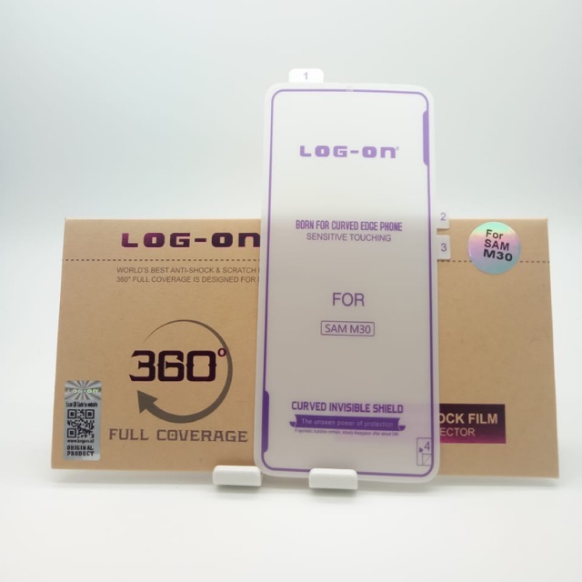 ANTISHOCK LOG ON SAMSUNG M30 SCREEN PROTECTOR - ANTI GORES JELLY