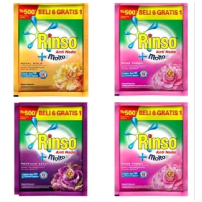 

Rinso + Molto cair ISI 5PCS