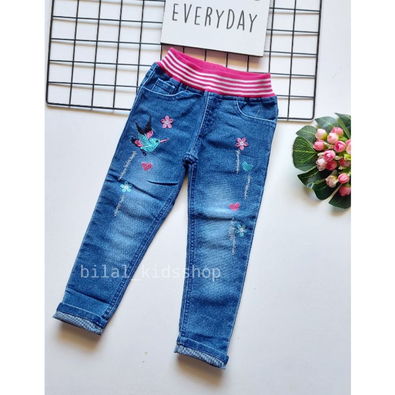 CELANA JEANS PANJANG ANAK PEREMPUAN 1-12TH