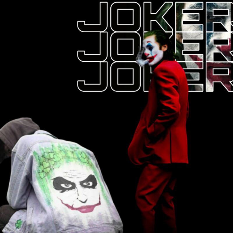 JAKET JEANS PAINTING/PATCH CUSTOM 