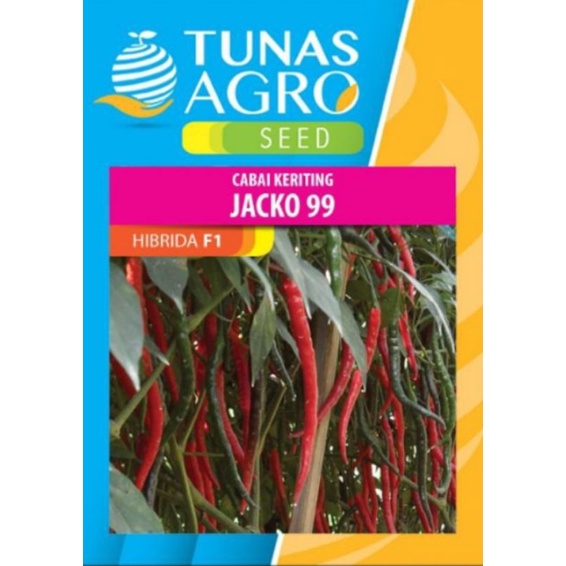 BENIH CABE KERITING JACKO 99 ISI 10 GR TUNAS AGRO SEED