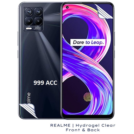 REALME C53 C55 8 5G REALME 8 8i 8 PRO 8 Nfc 7 7i C17 7 PRO ANTI GORES HYDROGEL FULLSET CLEAR DEPAN BELAKANG PLASTIK BENING SCREEN GUARD JELL DAN PELINDUN G BELAKANG ANTI JAMUR FULL COVER PRESISI i