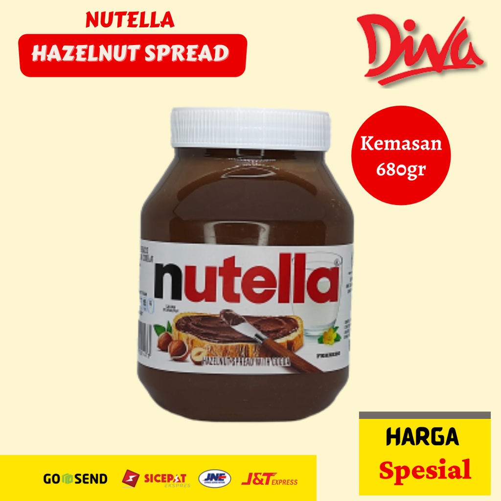 

[680gr] Nutella Hazelnut Spread / Selai Coklat Nutela